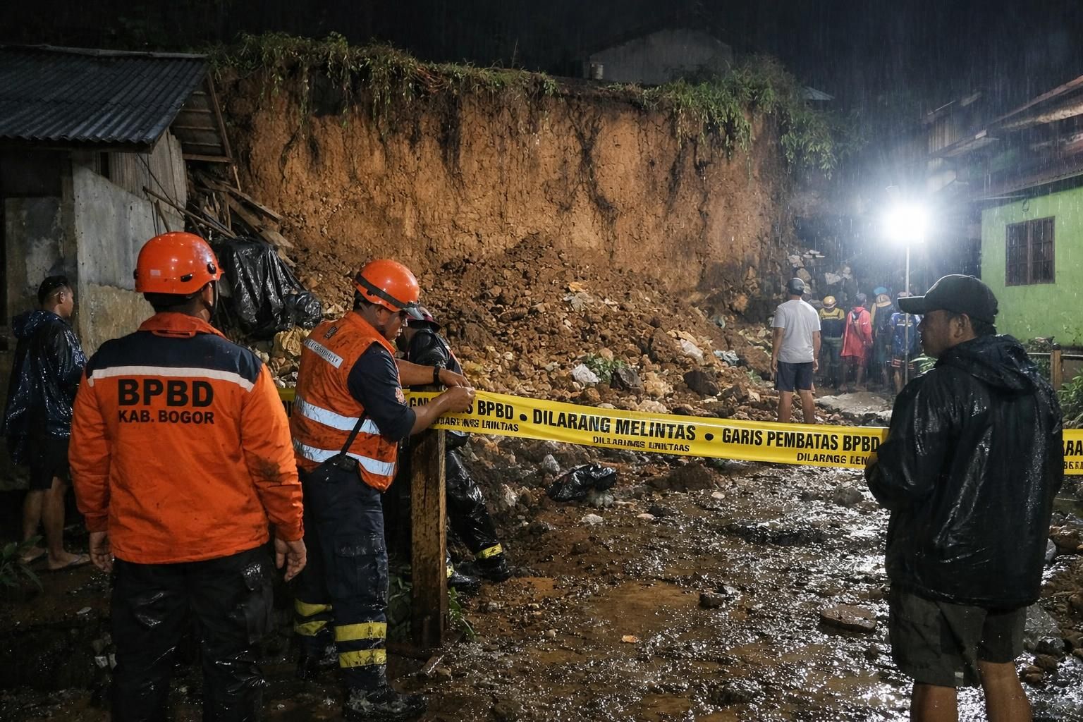 landslide dilaporkan terjadi di bogor setelah curah hujan tinggi, mengakibatkan kerusakan dan evakuasi warga. pantau perkembangan terbaru di sini.