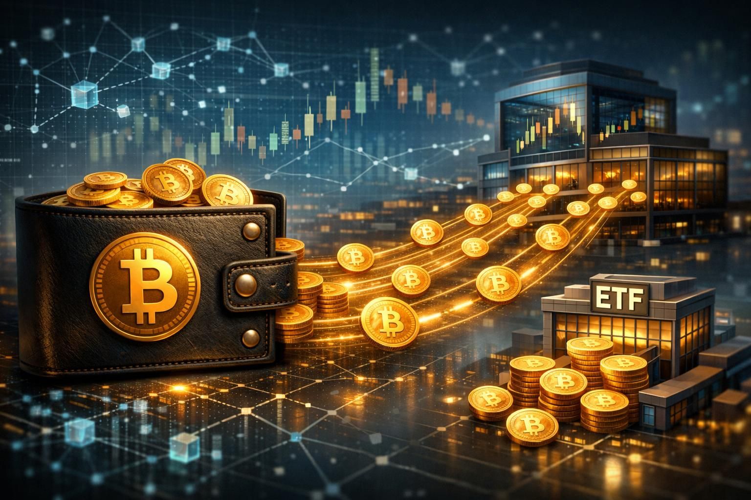 pergerakan signifikan bitcoin terdeteksi dari beberapa dompet institusional, menandakan tren baru dalam pasar cryptocurrency.