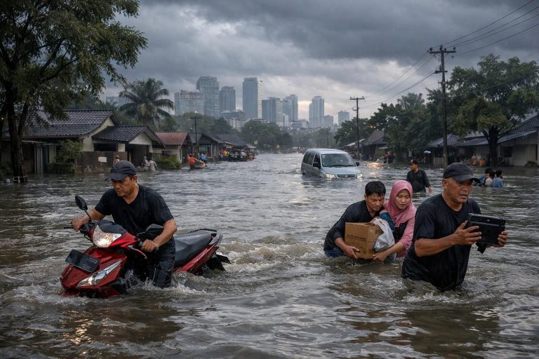 banjir melanda beberapa kawasan di semarang setelah hujan deras, menyebabkan gangguan lalu lintas dan kerusakan properti. dapatkan informasi terkini dan tips keselamatan di sini.