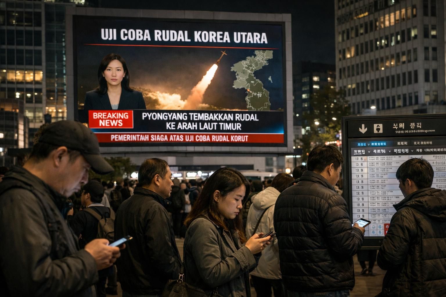 seoul merespons tegas setelah korea utara kembali melakukan uji coba rudal, meningkatkan ketegangan di kawasan dan meminta langkah diplomatik untuk keamanan regional.